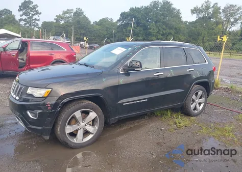 2014 Jeep Grand Cherokee Overland z USA, uszkodzony, nr VIN 1C4RJFCGXEC528487
